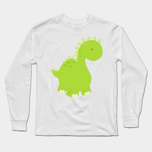 Cute Dinosaur, Baby Dinosaur, Dino, Stegosaurus Long Sleeve T-Shirt